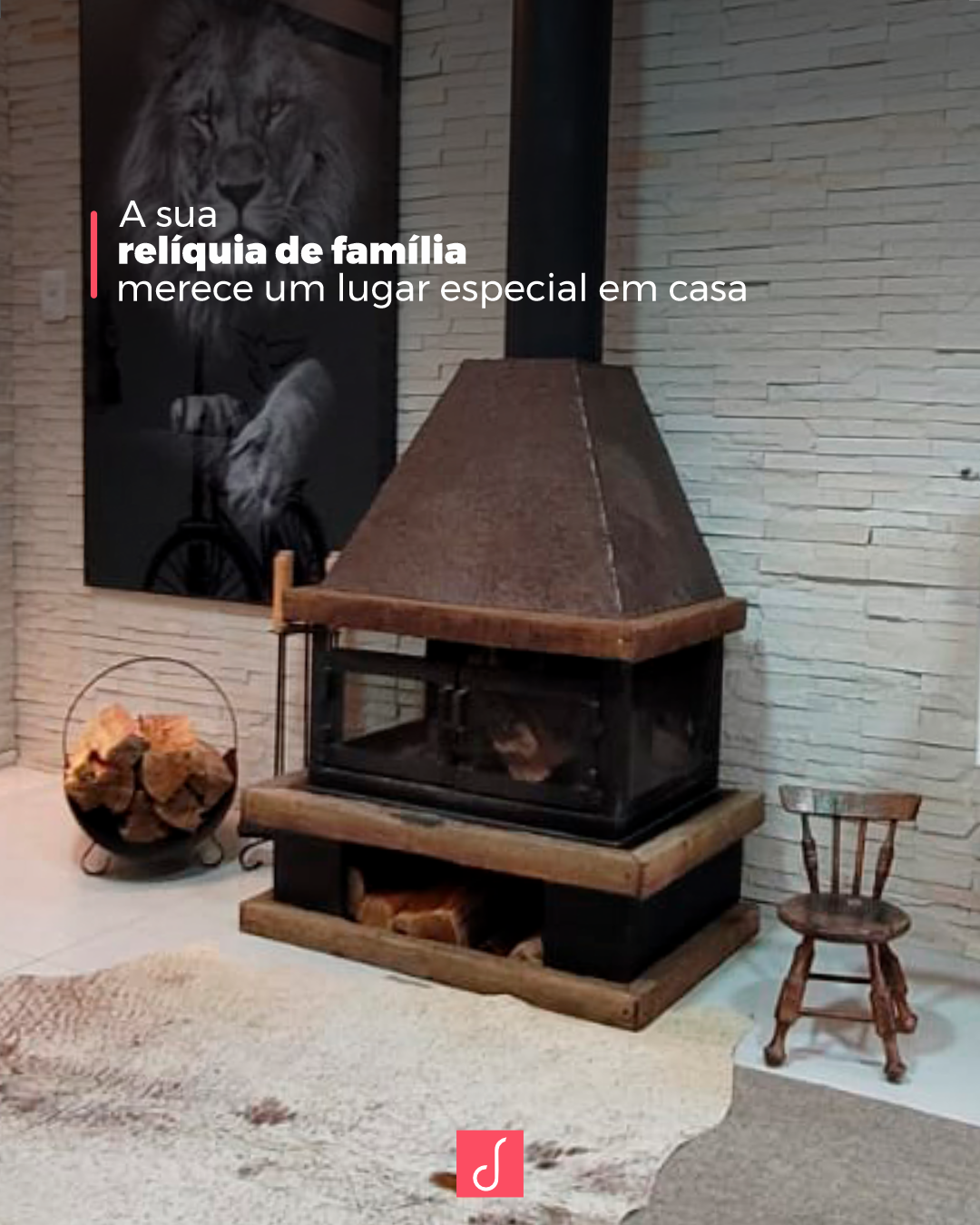 A sua relíquia de família merece um lugar especial em casa.